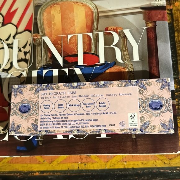 PAT McGRATH LABS BIJOUX BRILLIANCE EYE SHADOW PALETTE “SUNSET ROMANCE” F/S NIB! - Picture 6 of 7